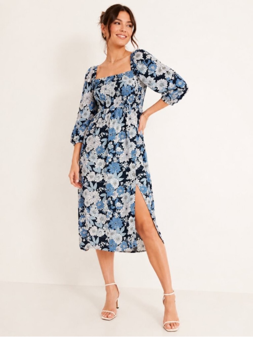 J Crew Linen Daydream Dress Zinnia Floral Small Tall Cottagecore